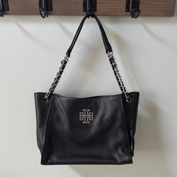 Tory Burch Black Chain Strap Shoulder Bag - Picture 1 of 4